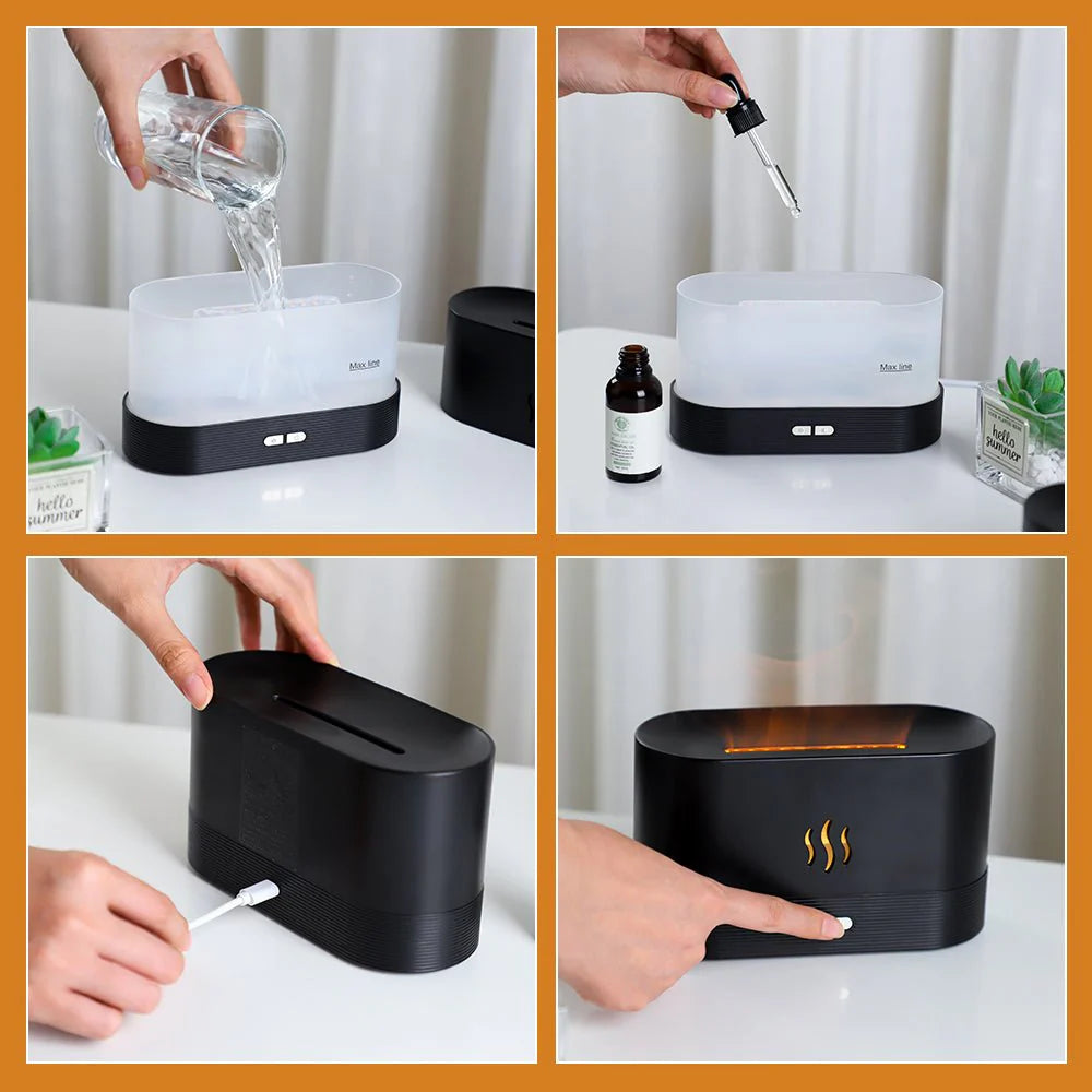 Aroma difuzer za eterična ulja – plamen - Kupiti