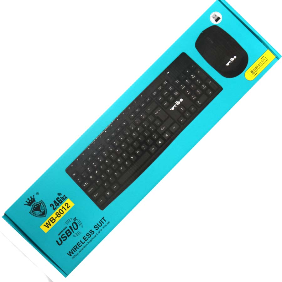 Bezicna tastatura i miš Weibo WB - 8012 - Kupiti
