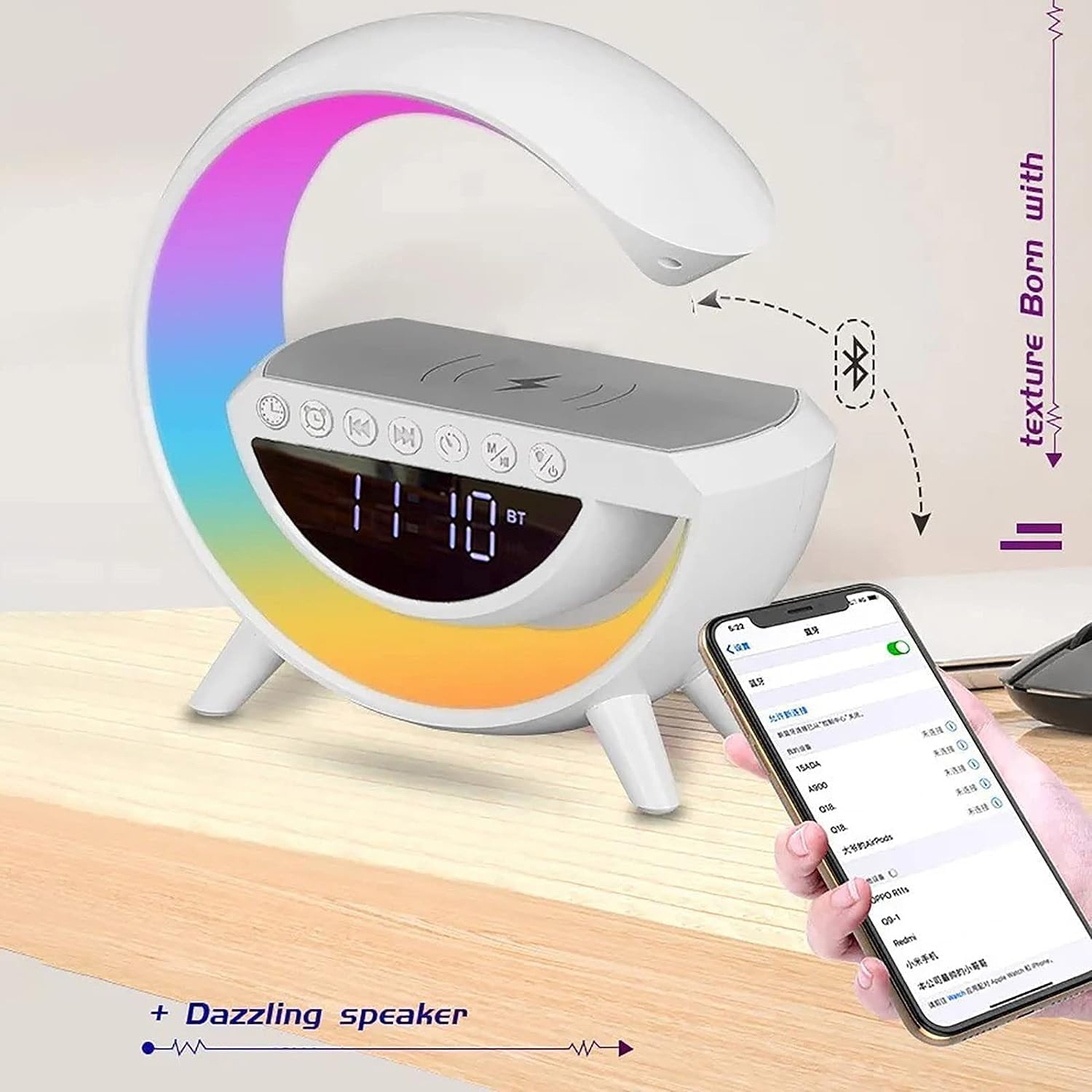 Bluetooth zvučnik BT - 3401 FM radio, sat i alarm - Kupiti