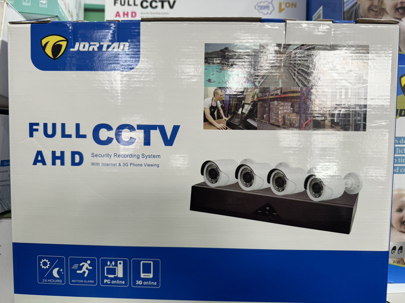 Jortan 4 - kanalni AHD 1080P kompleti za video nadzor - Kupiti